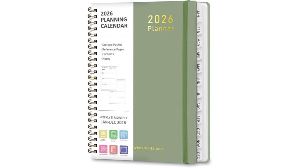 2026 a5 planner agenda