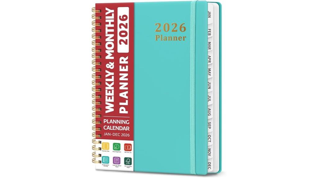 2026 hardcover a5 planner