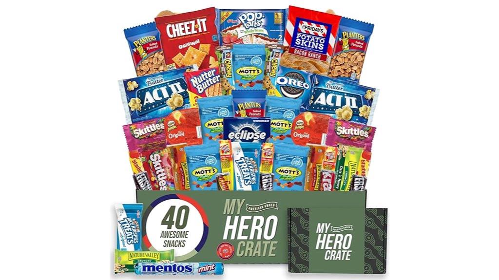 40 piece military snack gift