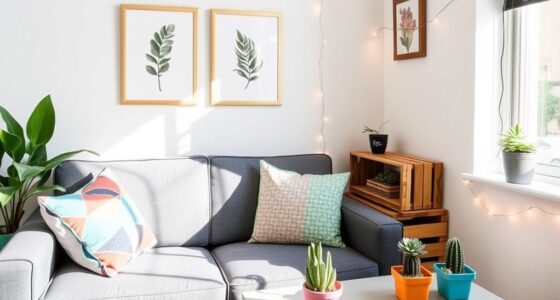 affordable small space decor