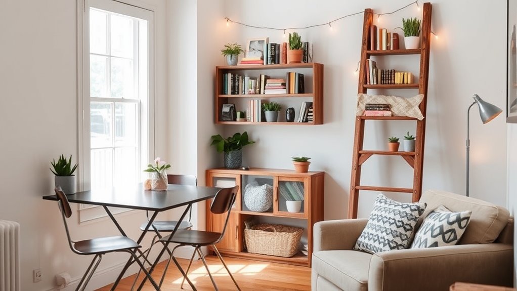 affordable small space decor