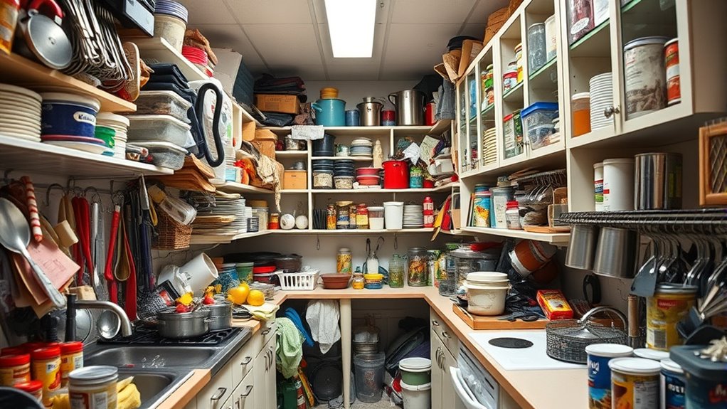 avoid overcrowding and clutter