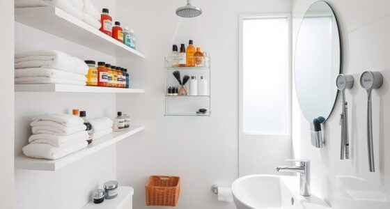 bathroom storage tips