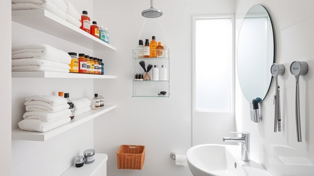 bathroom storage tips