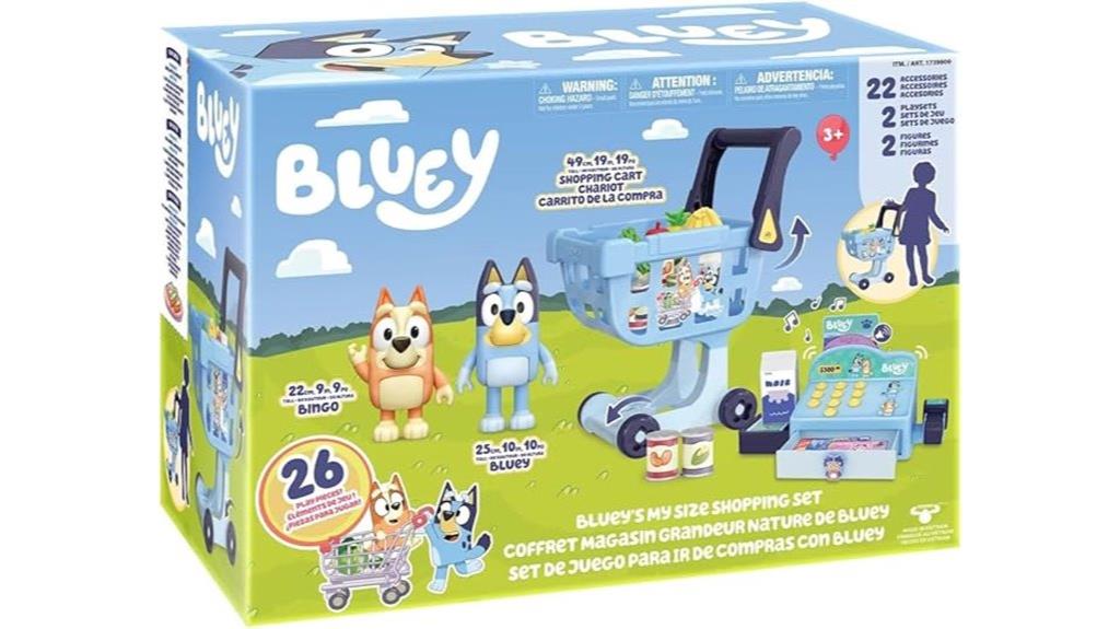 bluey s shopping toy set
