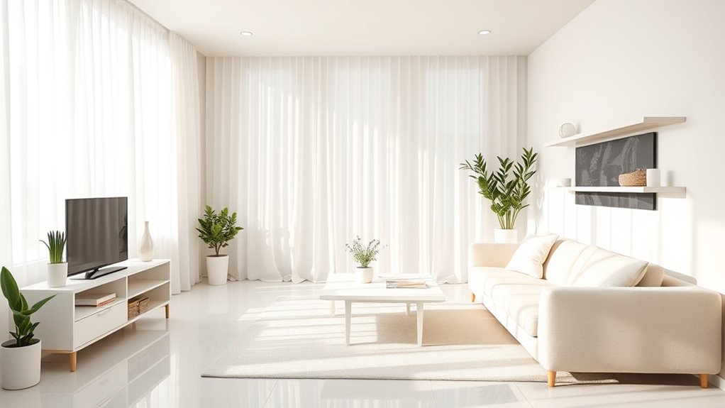 bright airy small spaces