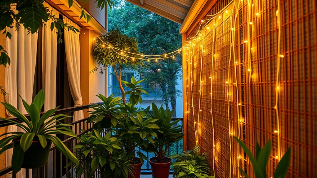 bright cozy private lighting