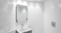brighten windowless bathrooms effectively