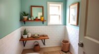 budget friendly small bathroom decor