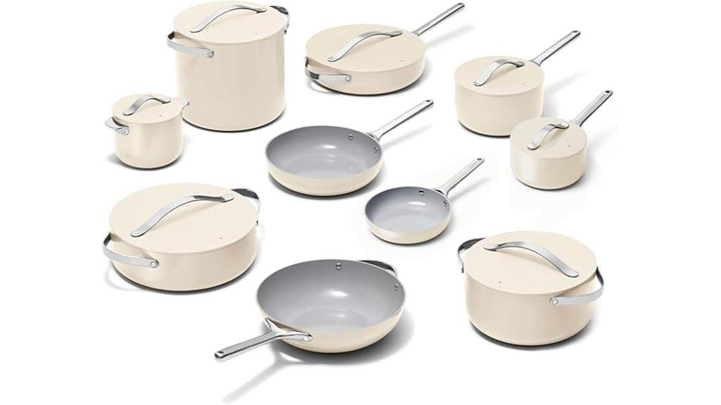 caraway 24 piece nonstick ceramic