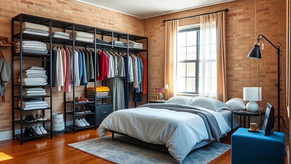 clothing storage for rooms