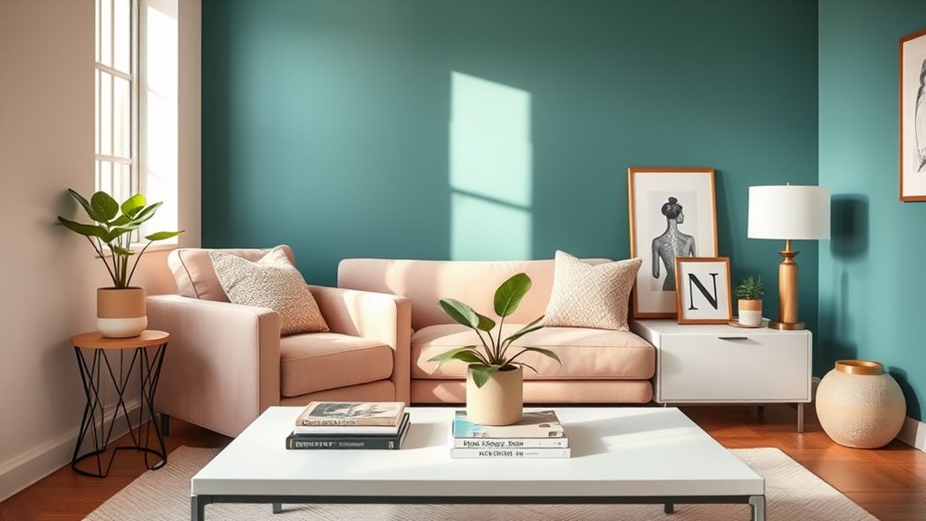 cohesive contrasting color schemes