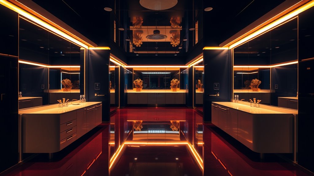 color contrast creates depth