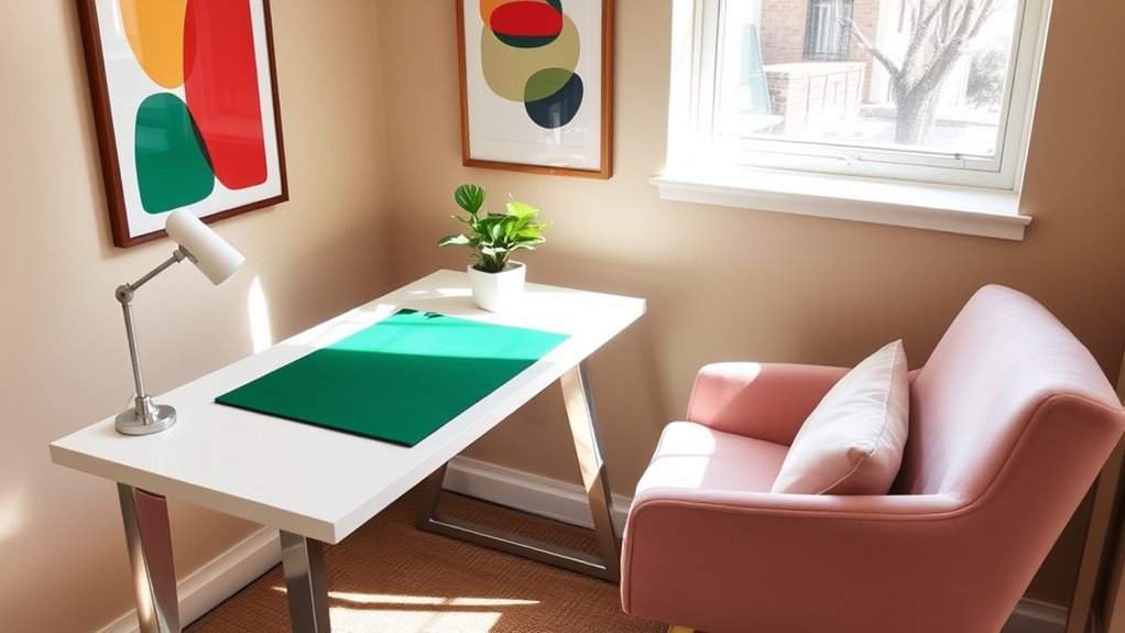 colorful decor boosts productivity