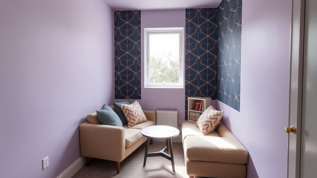 colorful patterned zone design