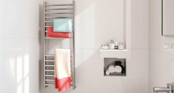 compact bathroom towel storage