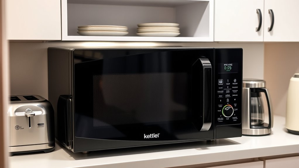 compact energy saving microwave