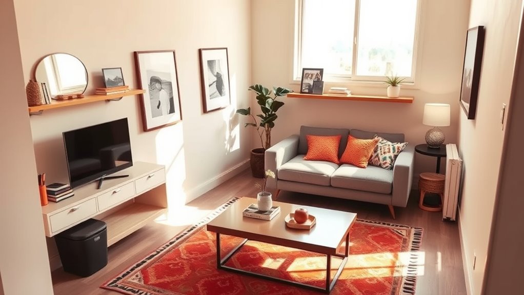 compact space stylish decor