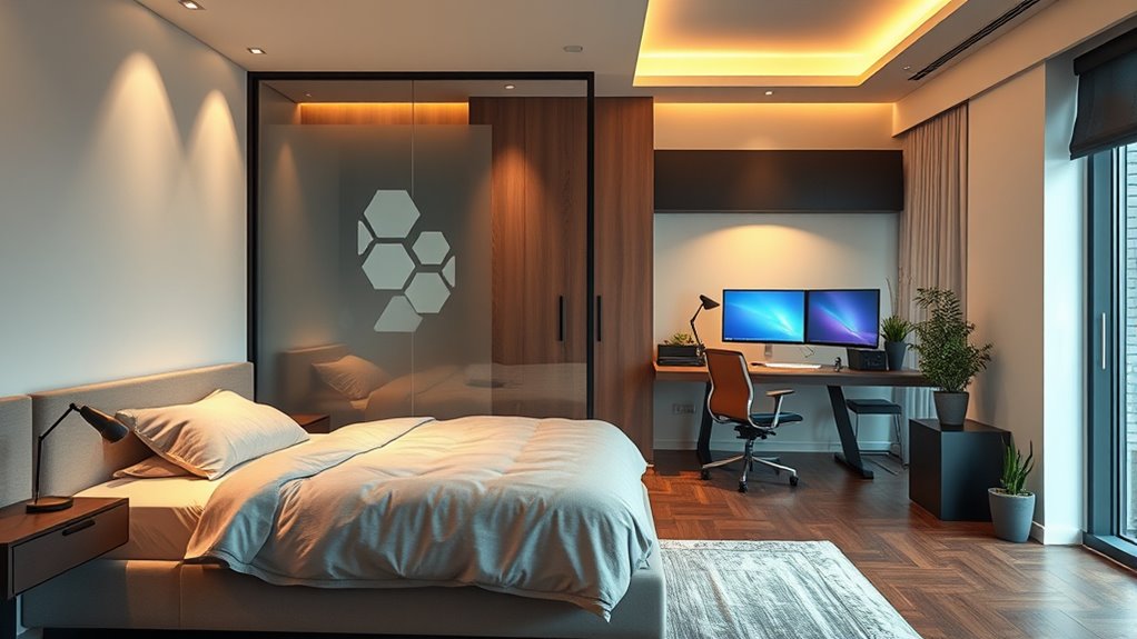 create clear space dividers