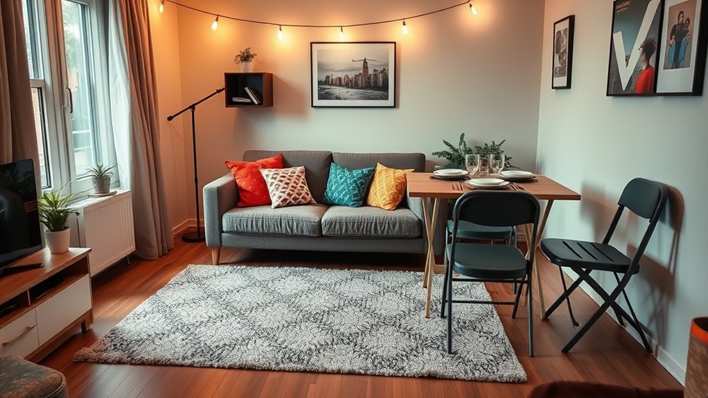 create warm welcoming ambiance