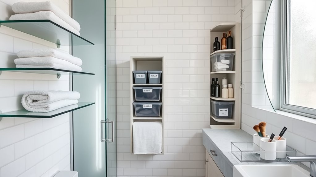 creative small bathroom storage