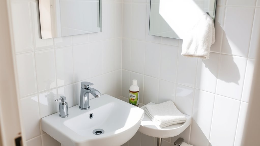 daily bathroom cleaning routine