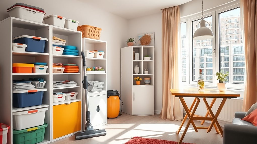 daily cleaning and organization