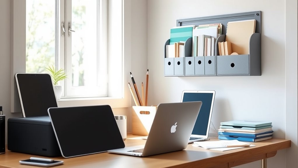 declutter small home office