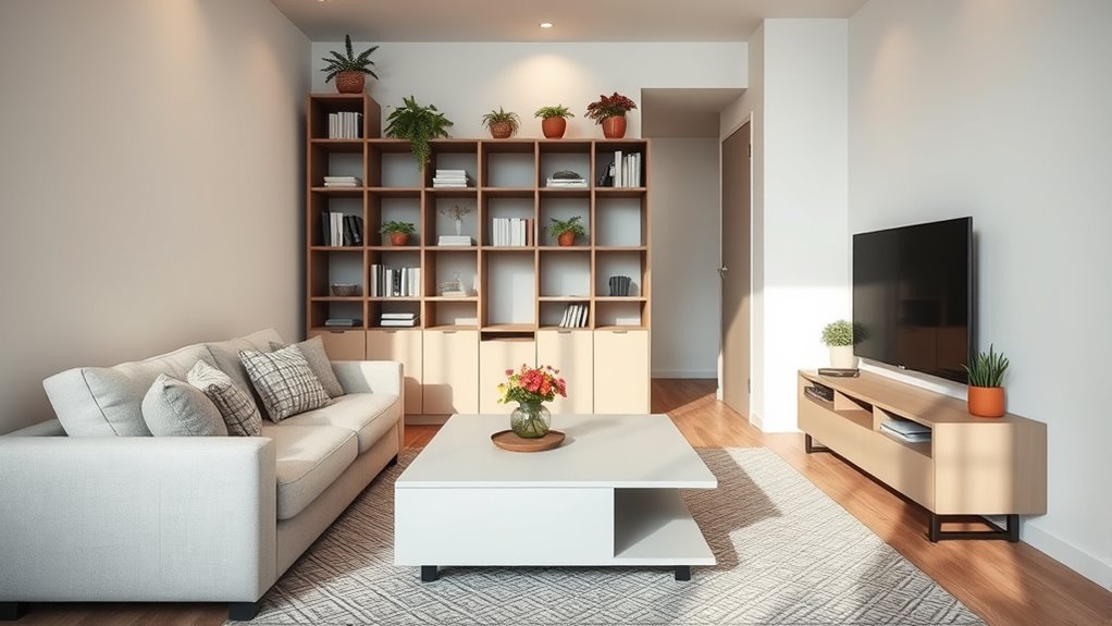 define zones with furniture