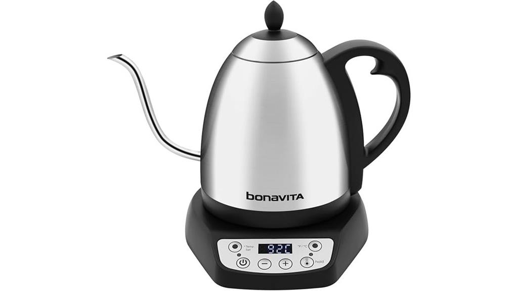 digital 1l kettle with temperature