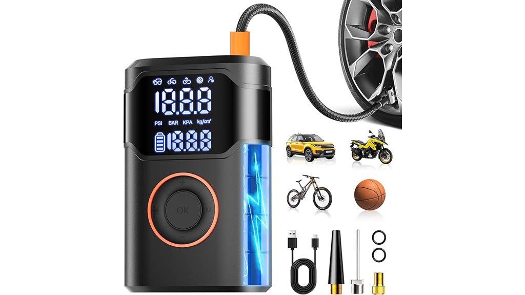 digital tire pressure inflator