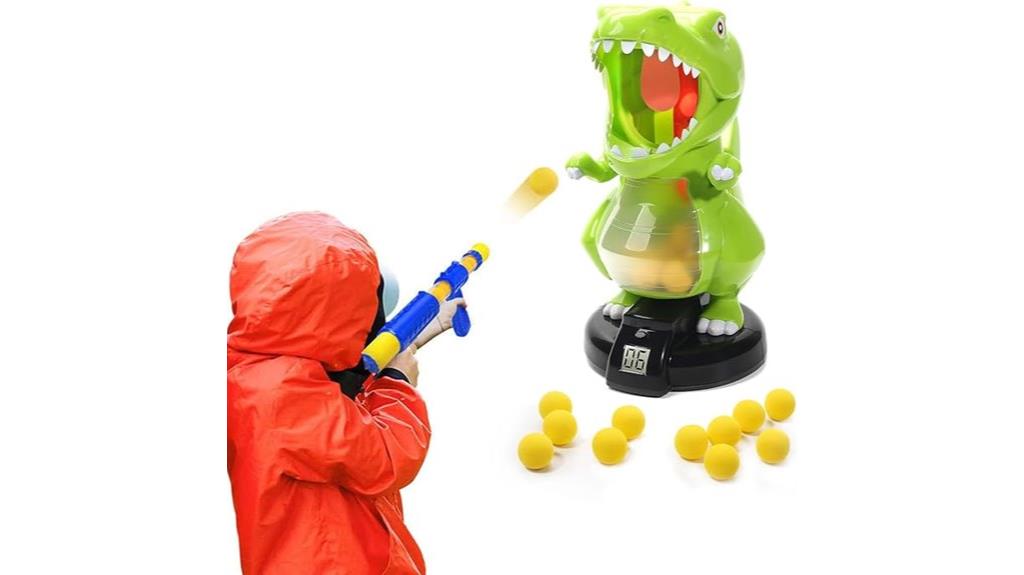 dinosaur shooting toy set