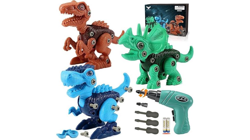 dinosaur take apart toys