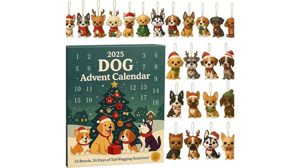 dog themed holiday countdown