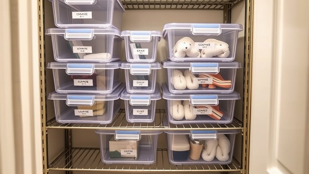 easy to see stackable containers