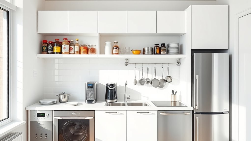 efficient accessible kitchen organization