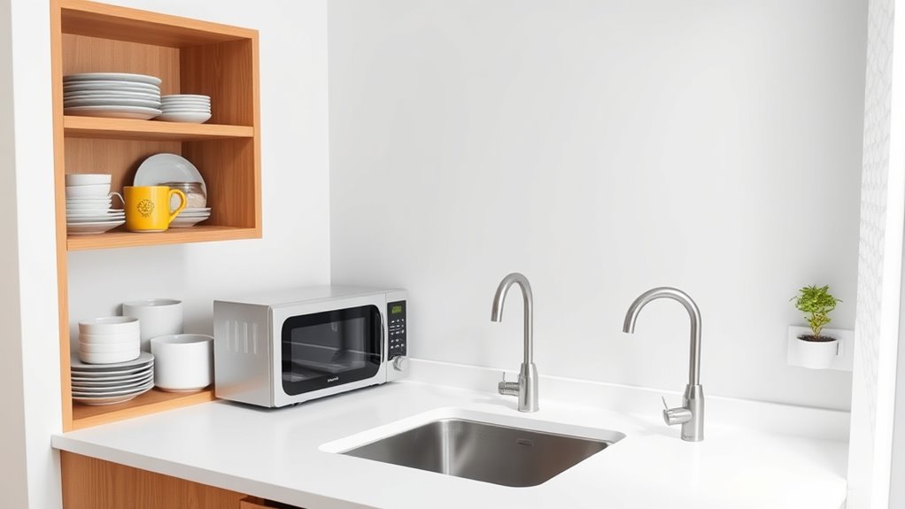 efficient small kitchen setup