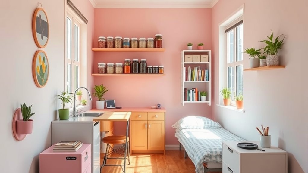 efficient small space organization