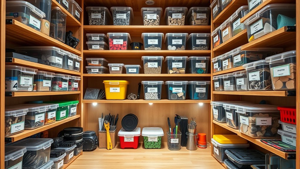 efficient tiny home organization