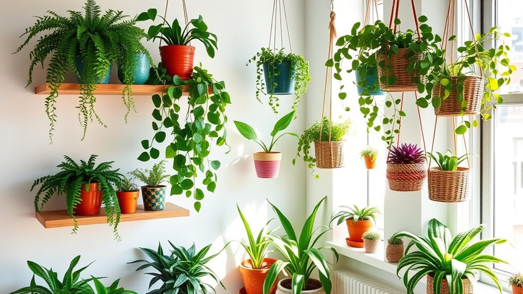 enhance space with greenery