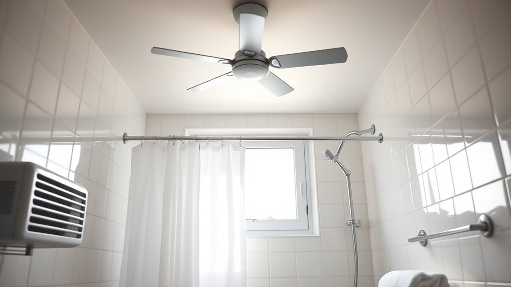 ensure proper bathroom ventilation