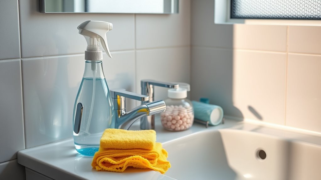 gather cleaning supplies beforehand