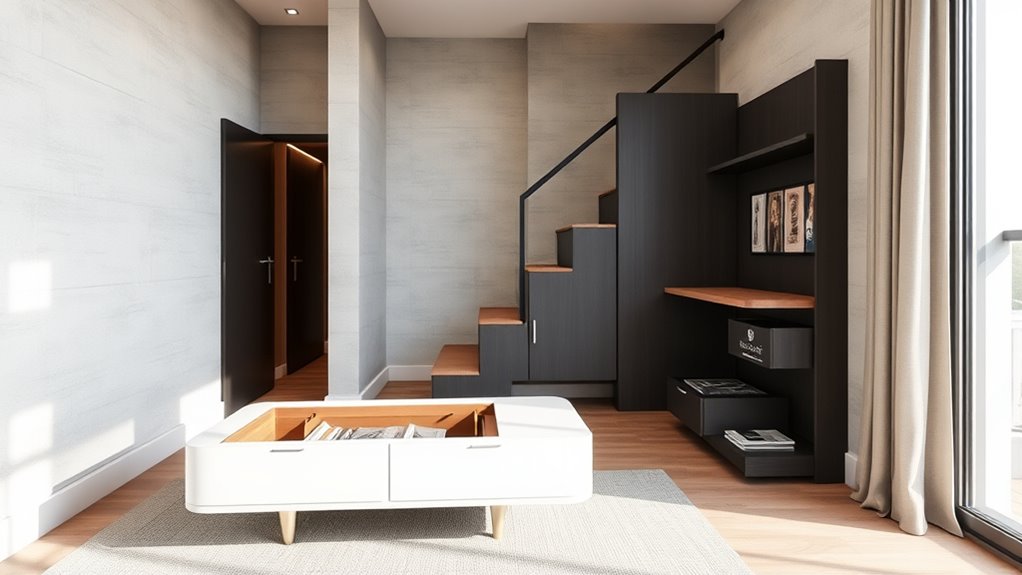 hidden compartments maximize space