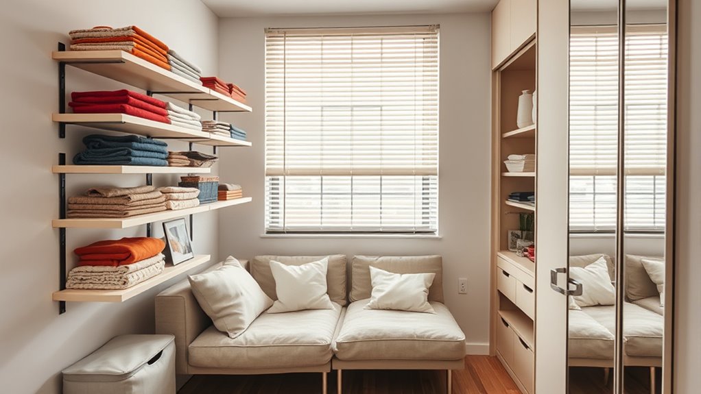 hidden corners maximize storage