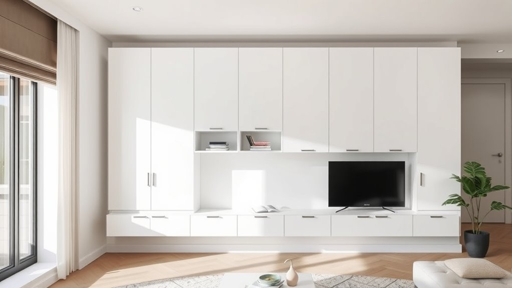 hidden sleek space saving storage