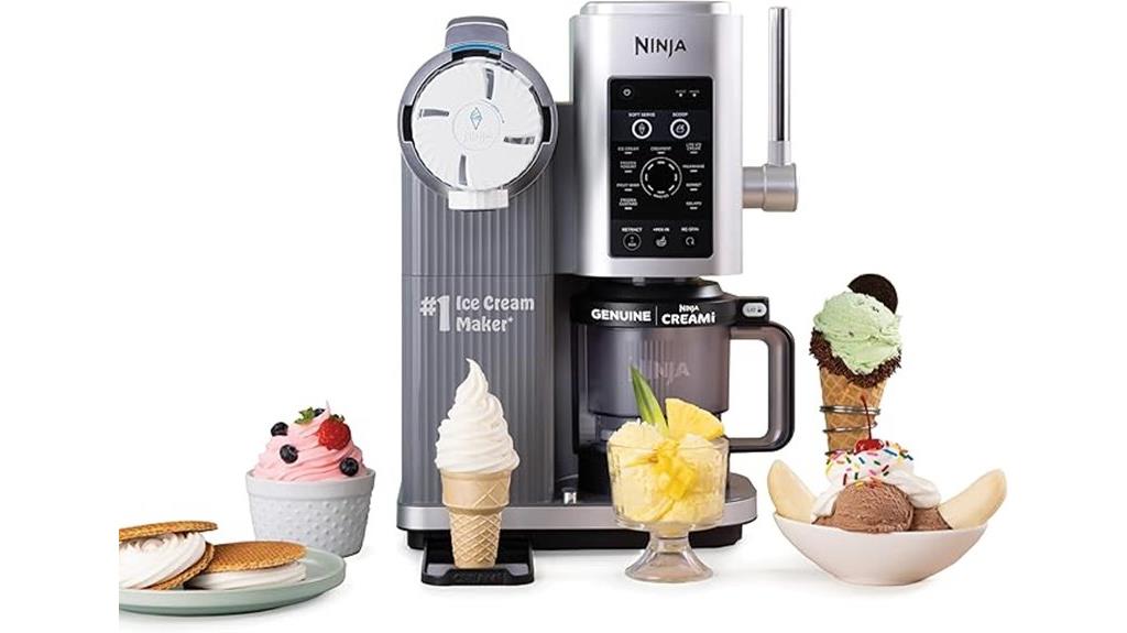 ice cream maker with pints