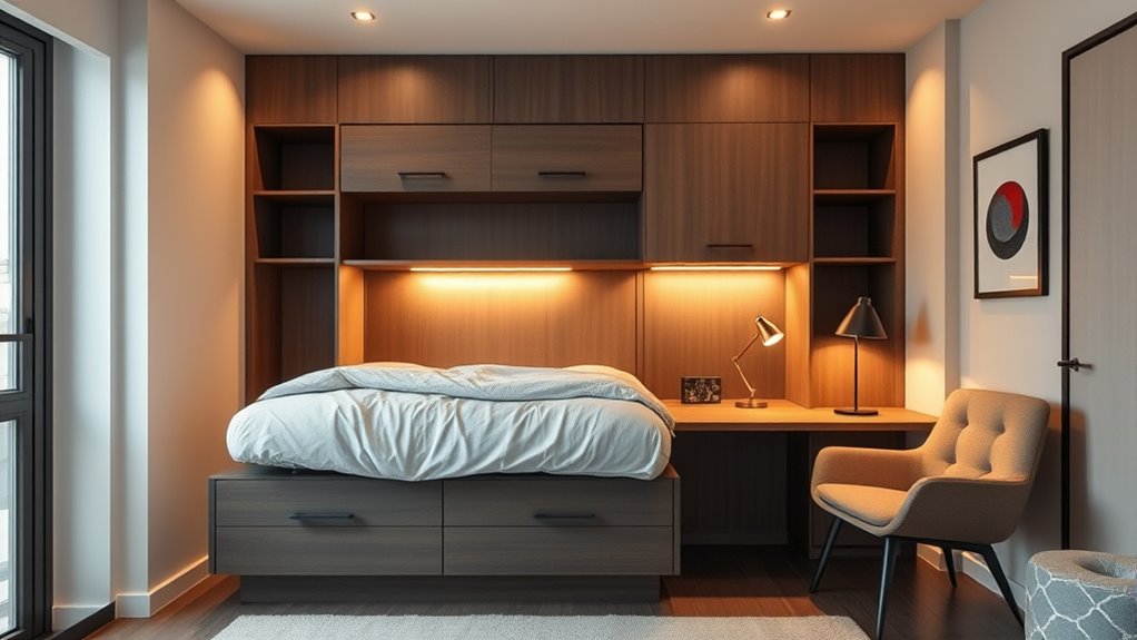 integrated storage bed solutions