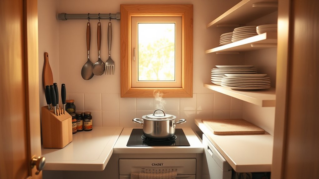 keep counters clutter free regularly