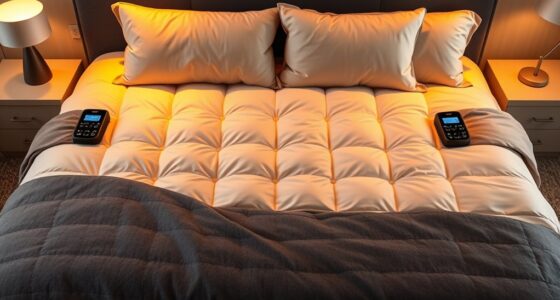 large dual control electric blankets