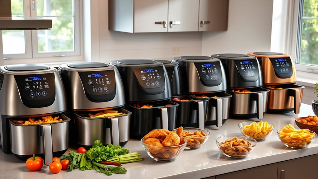 large family air fryers